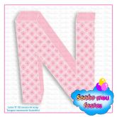 Letras decorativas 3D, letra N